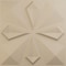 Ekena Millwork 19 5/8in. W x 19 5/8in. H Nikki EnduraWall Decorative 3D Wall Panel Covers 2.67 Sq. Ft. WP20X20NKGBE - alternate 1
